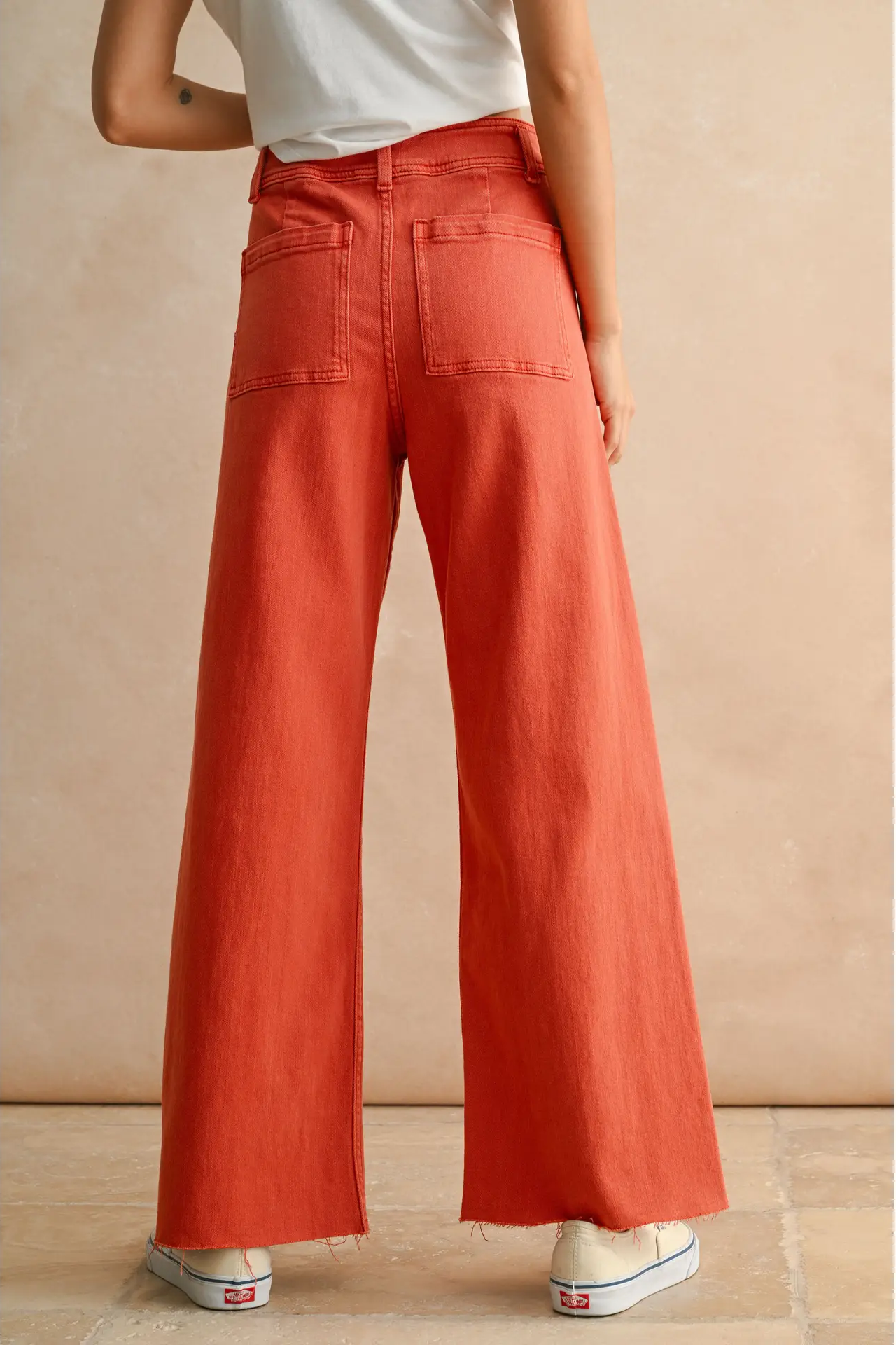 Straight Wide Leg Pants