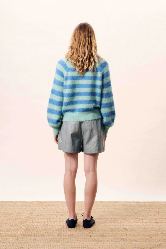 Striped Azur Cardigan
