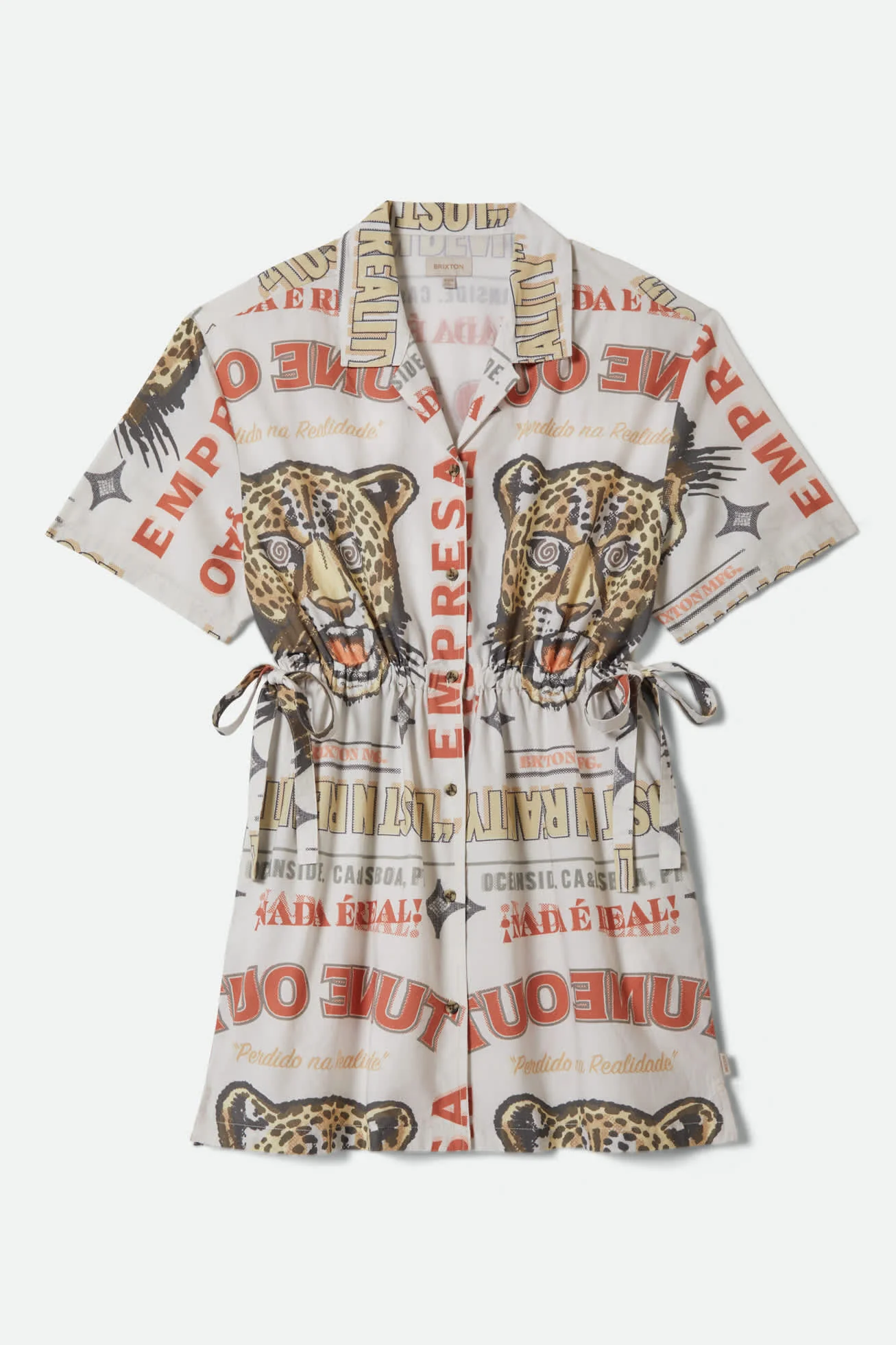 Side Cinch Tiger Dress