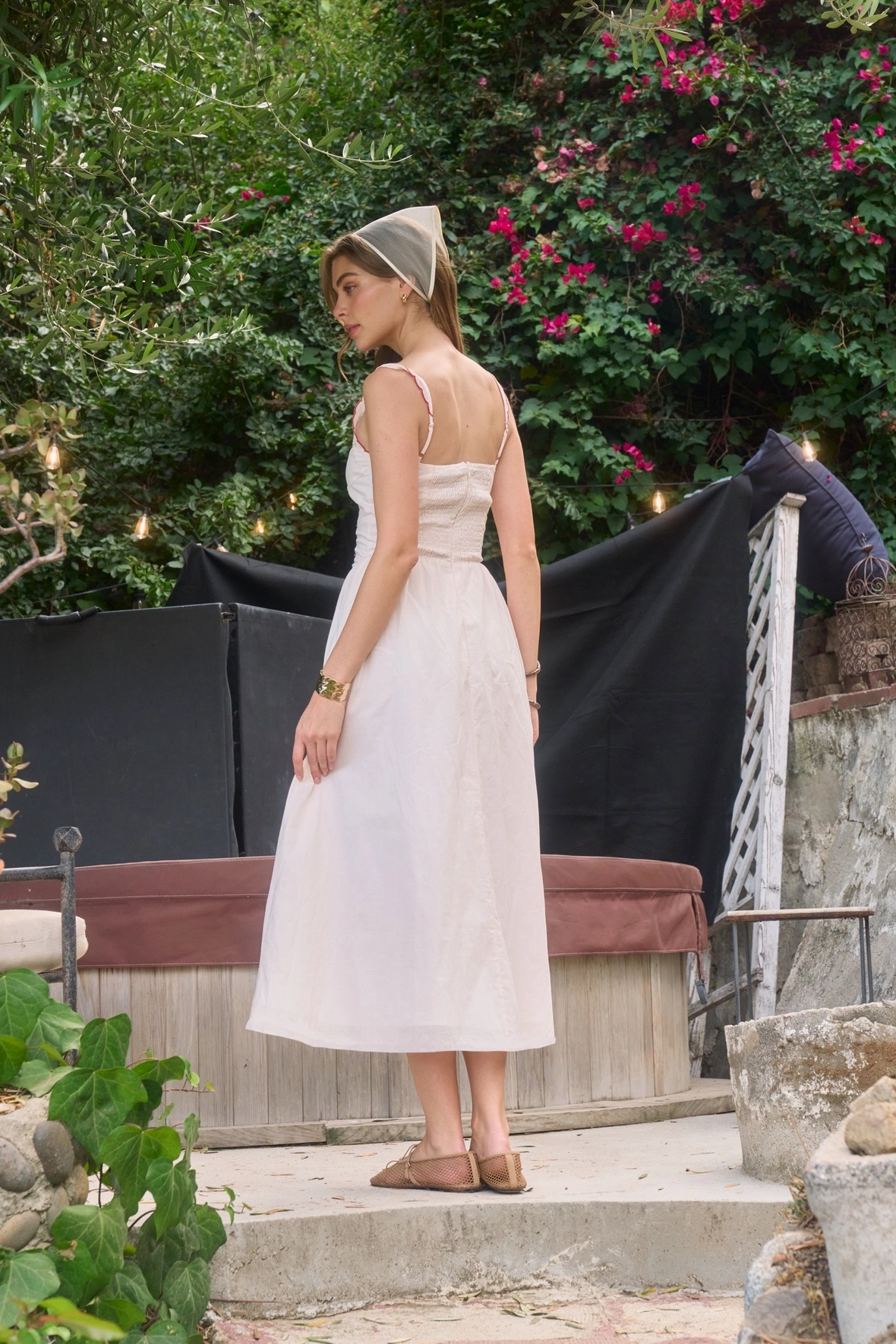 Embroidered Cotton Dress
