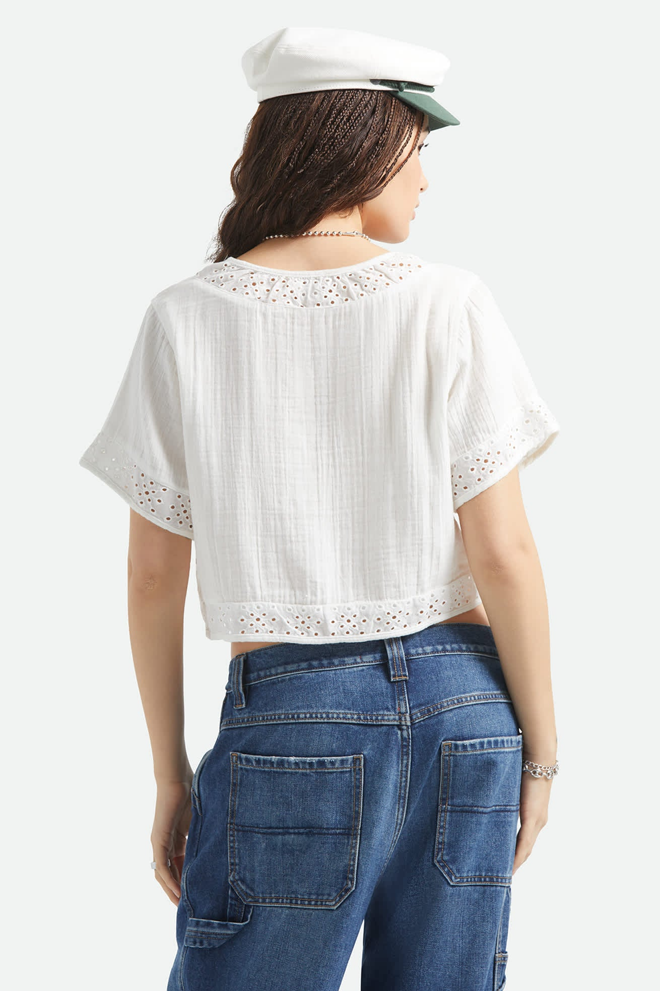 Seaside Eyelet Top