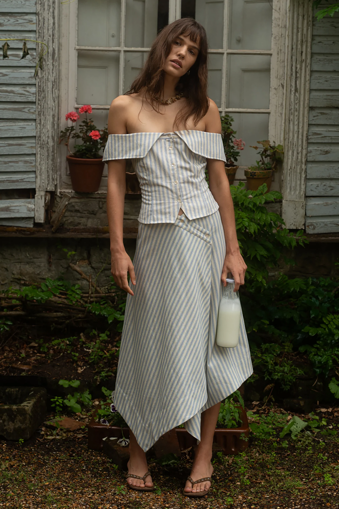 Hazel Striped Skirt
