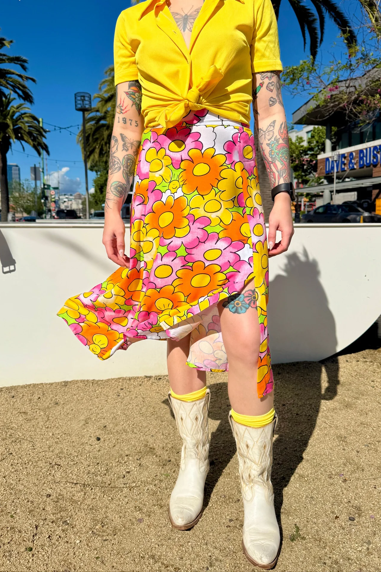 Slip Skirt Sunny Side