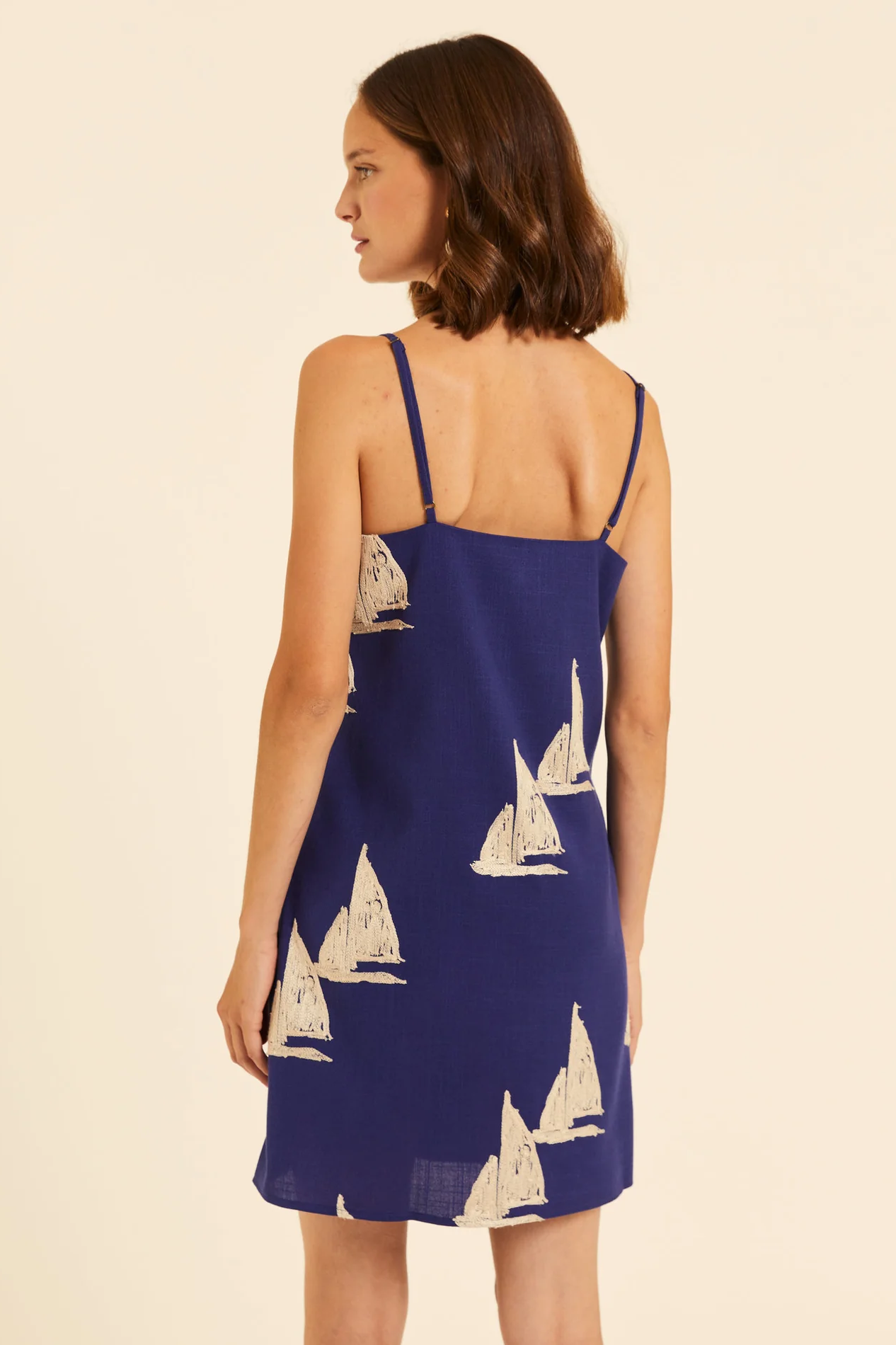 Boat Embroidery Dress