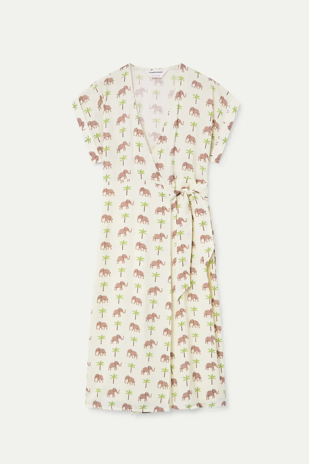 Elephant Wrap Dress