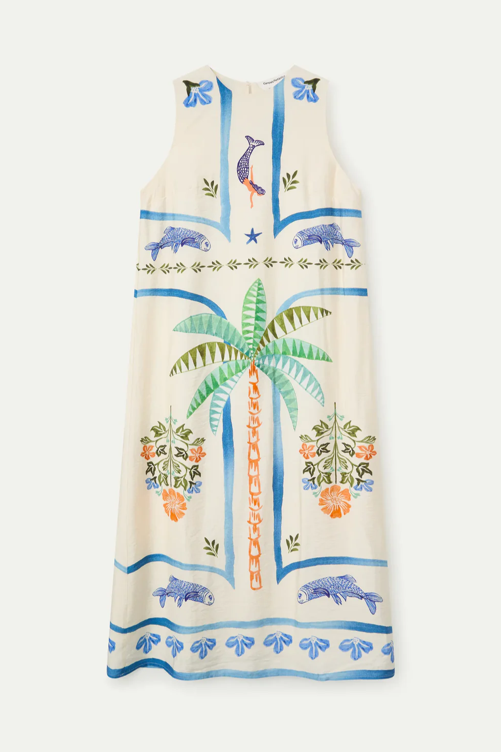 Mermaid Fish Midi Dress