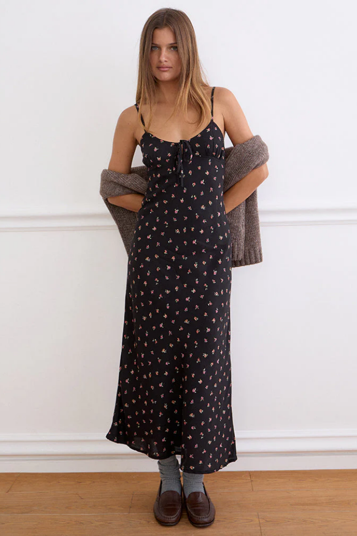 Posine Ditsy Rose Dress