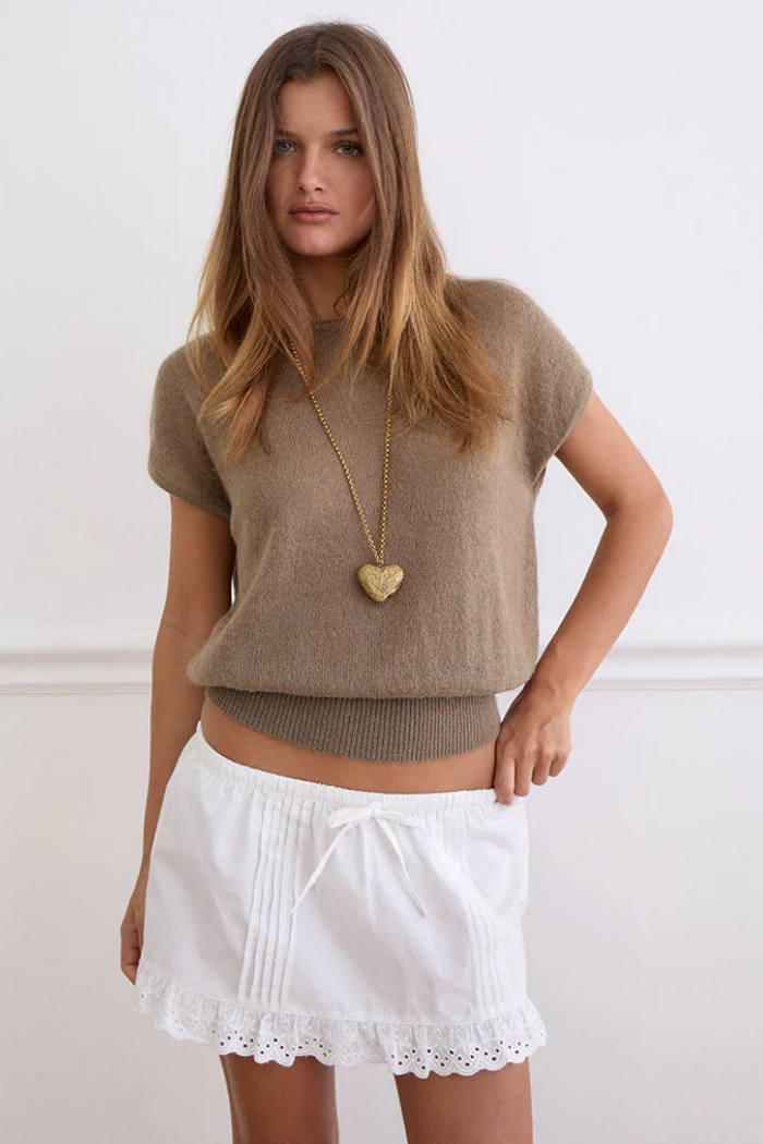 Ninon Poplin Mini Skirt