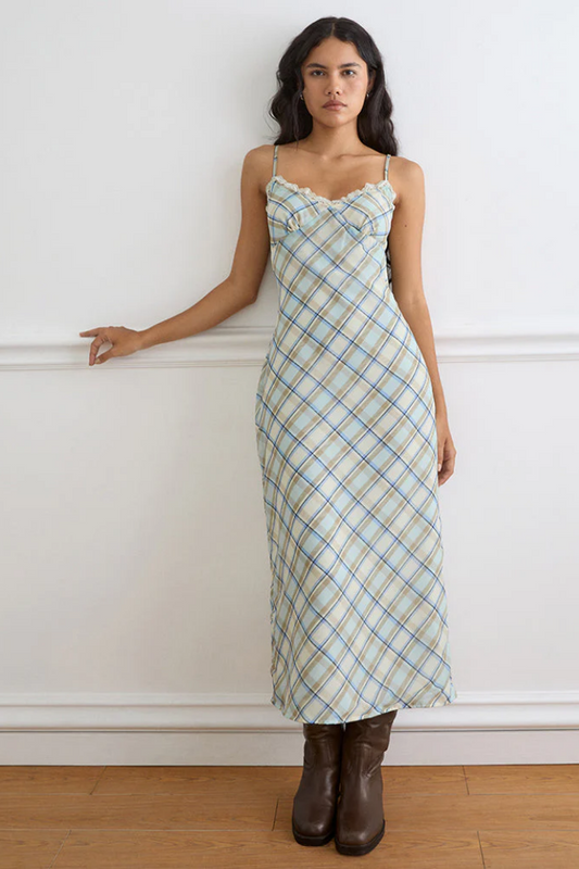 Naska Checked Dress