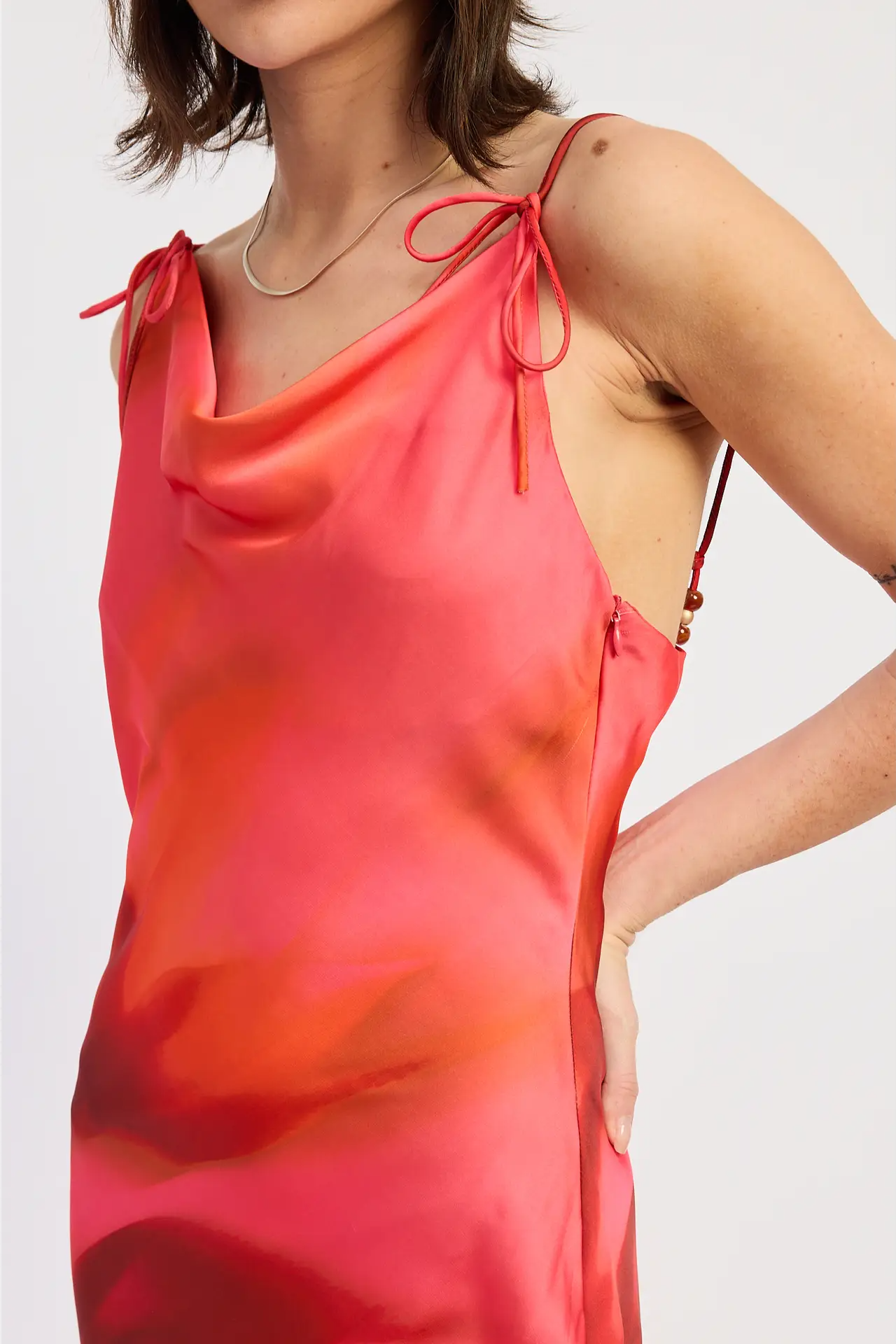 Cowl Neck Dress