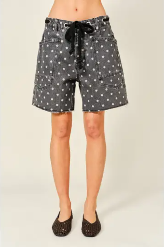 Dot Barrel Shorts