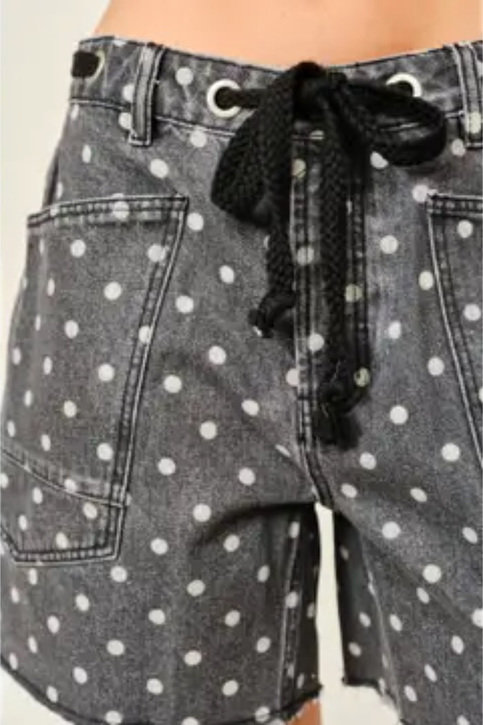 Dot Barrel Shorts