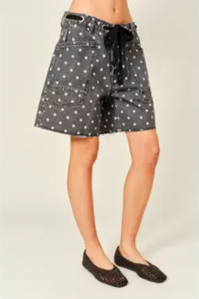 Dot Barrel Shorts