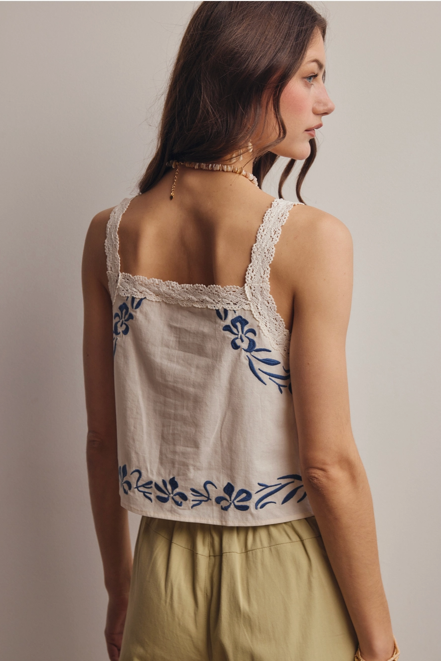 Lace Trim Top