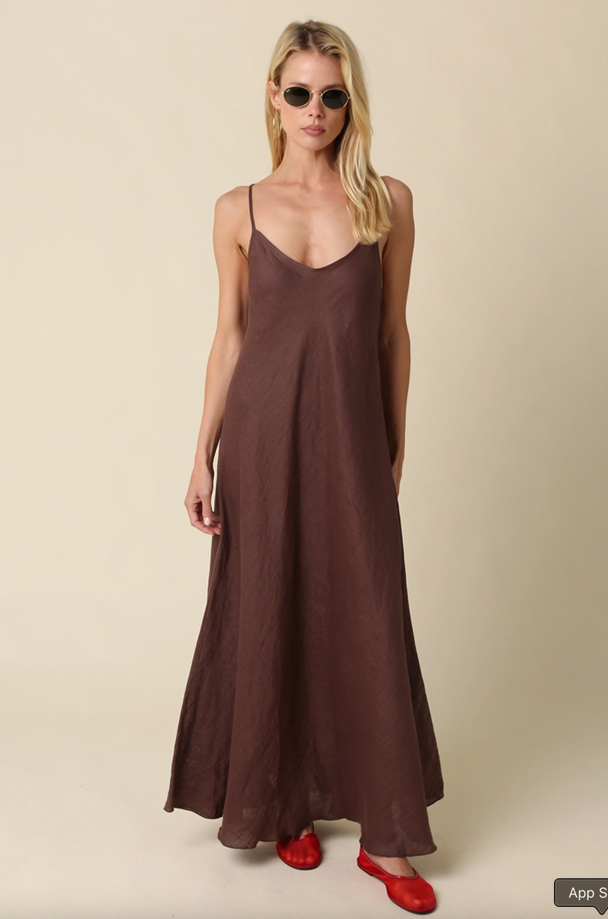 Linen Maxi Dress