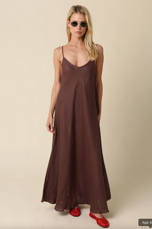 Linen Maxi Dress