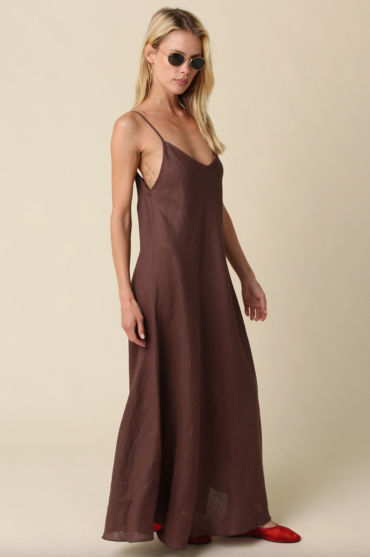 Linen Maxi Dress