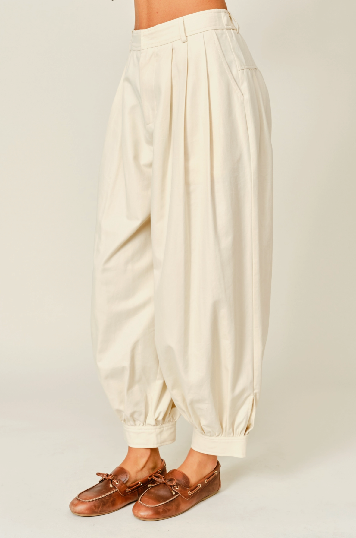 Balloon Shirring Pants