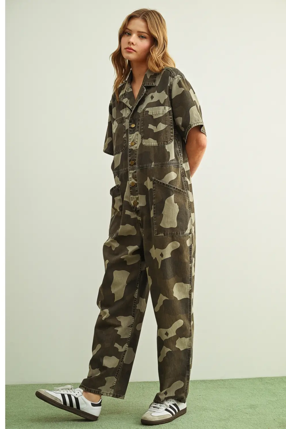 Camo Utility Jumpsuit
