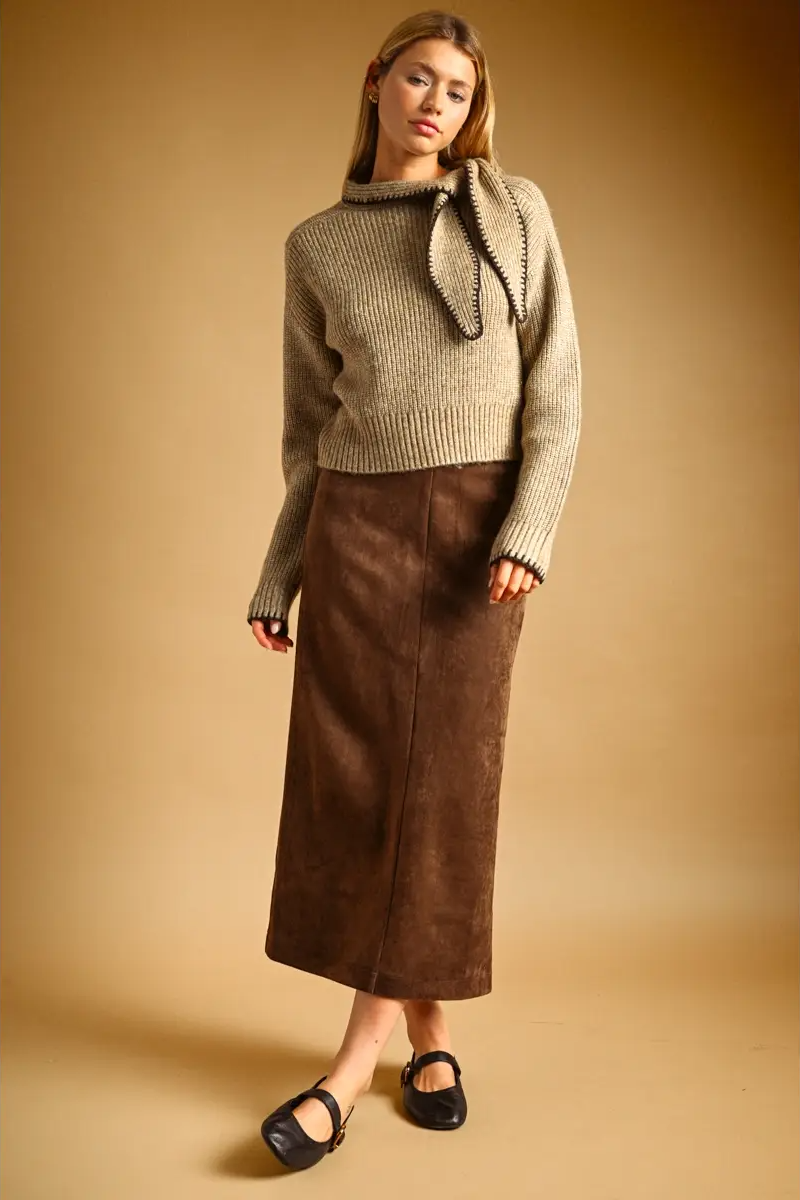 Neck Tied Sweater