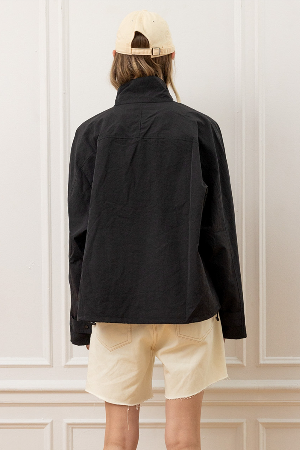 Nylon Windbreaker Jacket