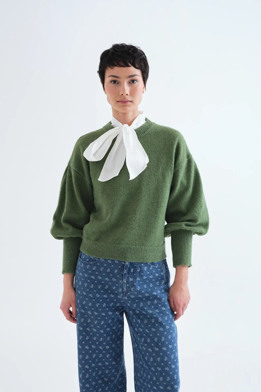Basic Green Sweater