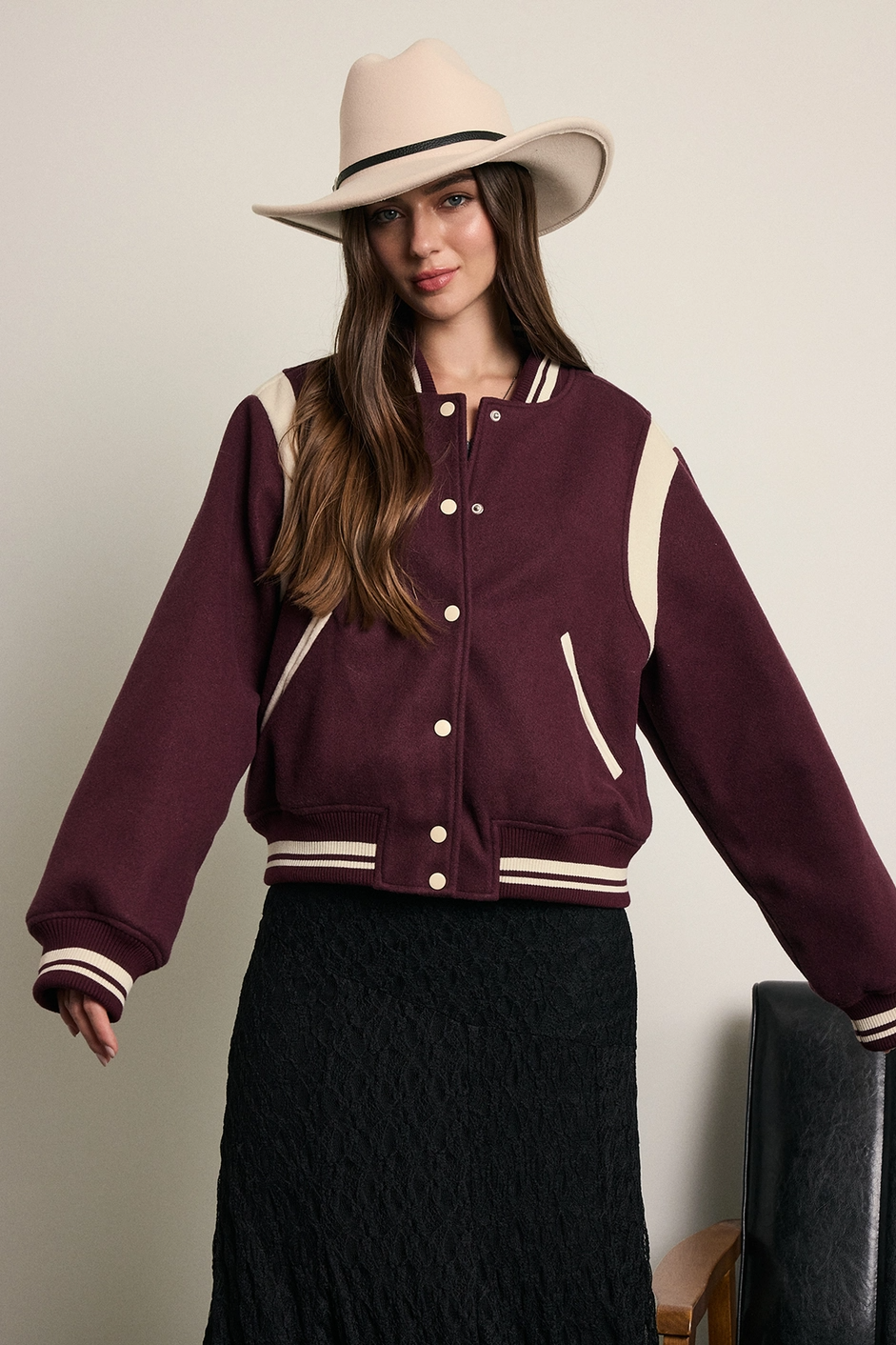 Vintage Varsity Bomber Jacket