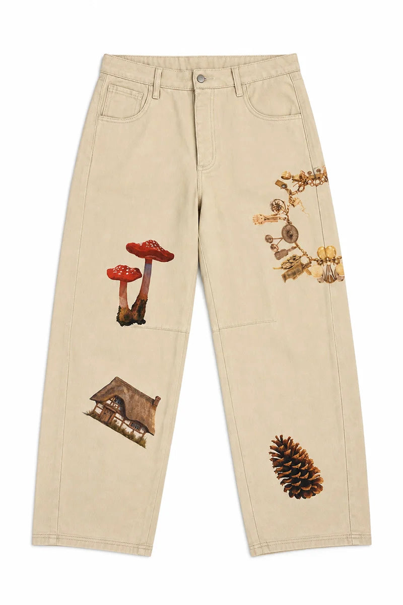 Mona Print Jeans