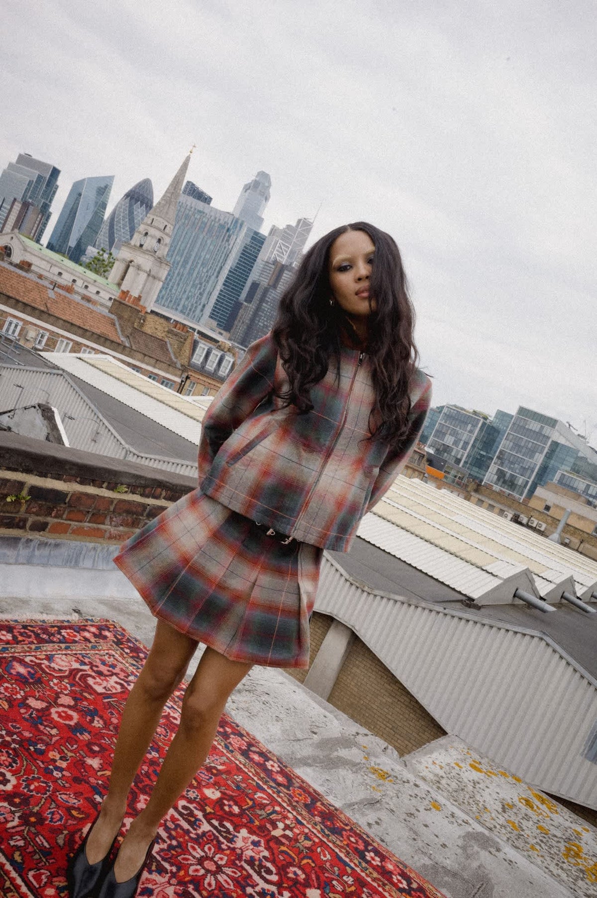 Plaid Mechanics Jacket