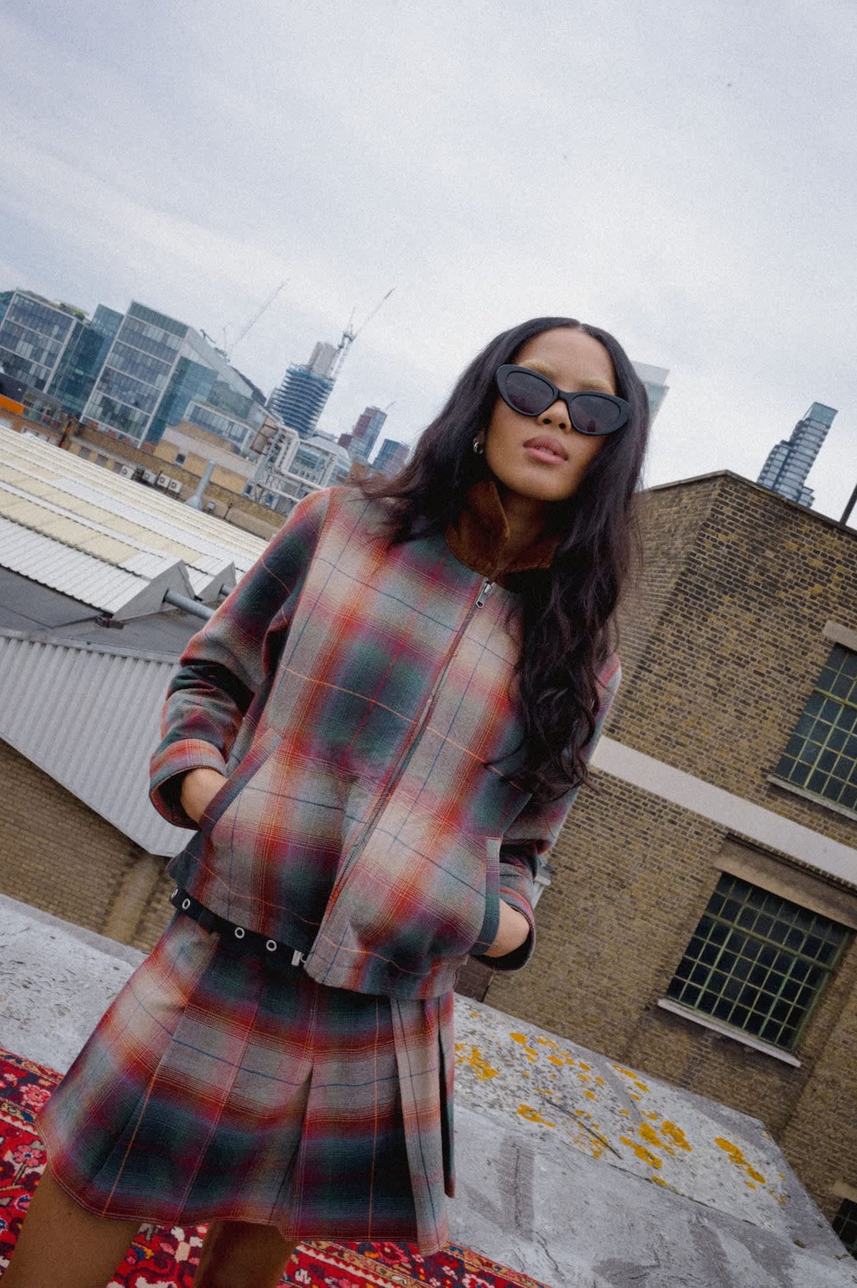 Plaid Mechanics Jacket