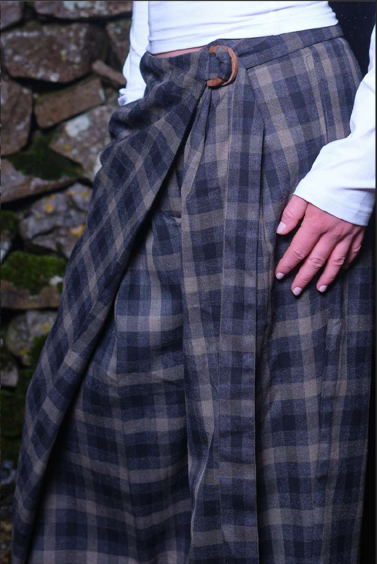 Elena Plaid Trousers
