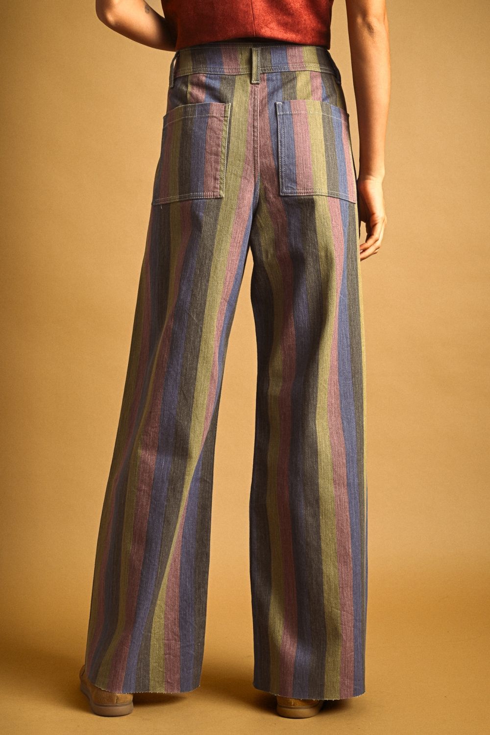 Multi Color Panel Pants