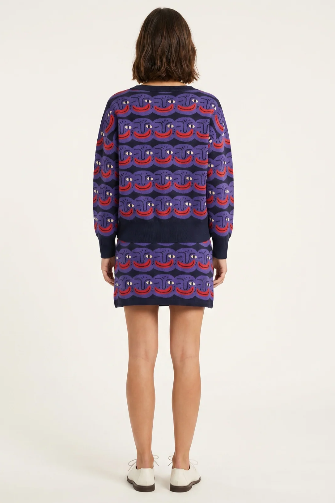 Faces Pullover Sweater