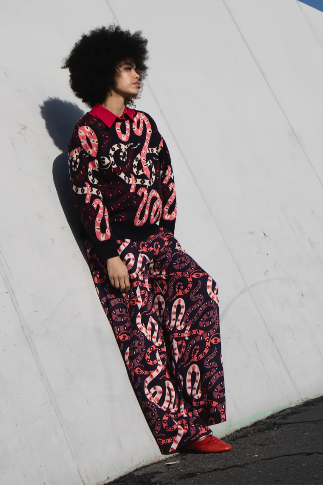 Snakes Pullover Sweater